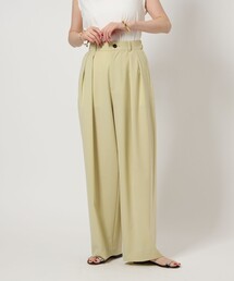 conte | ＜conte＞タック イージー テーパードワイドパンツ(その他パンツ)