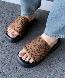ニットバンドフラットサンダル