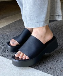 ニットバンドフラットサンダル