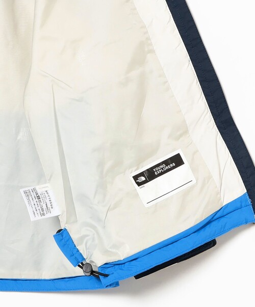 THE NORTH FACE(ザノースフェイス)の「【UVカット・撥水】THE NORTH FACE / トドラー ティー エヌエフ アトモス フィア ジャケット 2025FW(100~120cm)(ブルゾン・キッズ・ネイビー/レッド・110/100/120)」の4枚目の写真