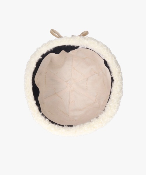 Chapeau d' O(シャポードオー)の「Chapeau d' O CheckxBoa Toque Watch / シャポードオー(ハット・レディース・ブラック/ブラウン/ベージュ・M/57.5cm)」の17枚目の写真