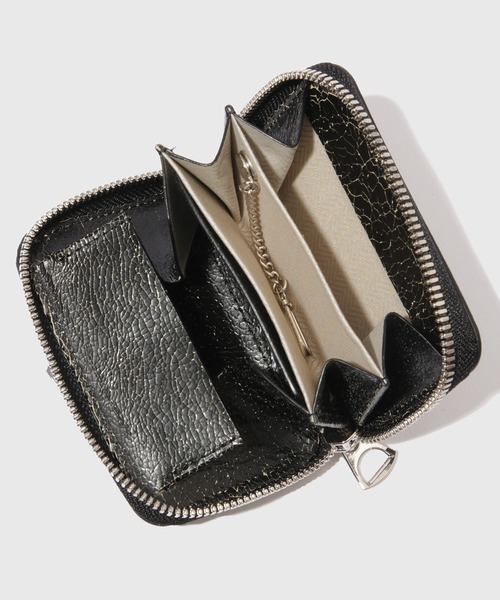 ITTI(イッチ)の「【ITTI/イッチ】CRISTY COIN CARD WLT / CRACK(財布・メンズ・ブラック・FREE)」の5枚目の写真