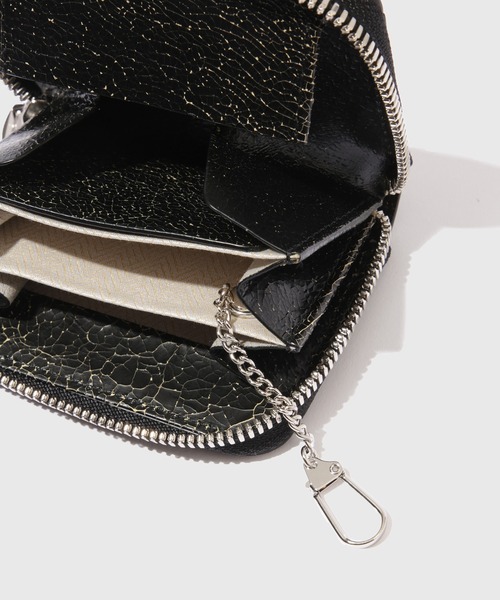 ITTI(イッチ)の「【ITTI/イッチ】CRISTY COIN CARD WLT / CRACK(財布・メンズ・ブラック・FREE)」の6枚目の写真