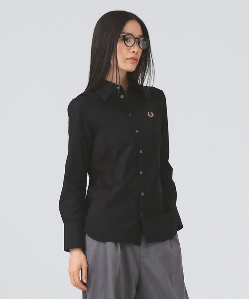 ●●最終処分価格●● FRED PERRY シャツ ブラウス ストライプ ぼかし ○○最終処分価格○○ FRED PERRY シャツ ブラウス ストライプ