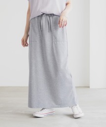 Idnes スウェットナロースカート