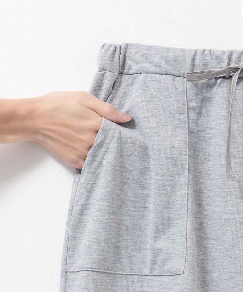 Mac-House(マックハウス)の「Idnes スウェットナロースカート(スカート・レディース・グレー/ブラック・M)」の7枚目の写真