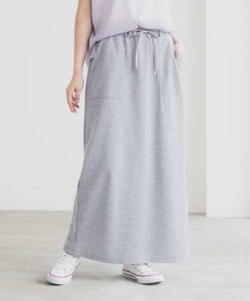 Mac-House(マックハウス)の「Idnes スウェットナロースカート(スカート・レディース・グレー/ブラック・M)」の16枚目の写真