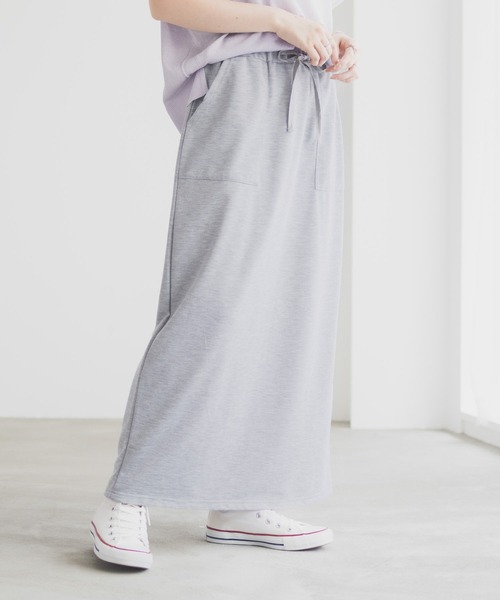 Mac-House(マックハウス)の「Idnes スウェットナロースカート(スカート・レディース・グレー/ブラック・M)」の19枚目の写真