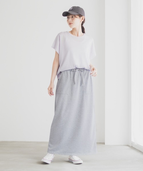 Mac-House(マックハウス)の「Idnes スウェットナロースカート(スカート・レディース・グレー/ブラック・M)」の22枚目の写真