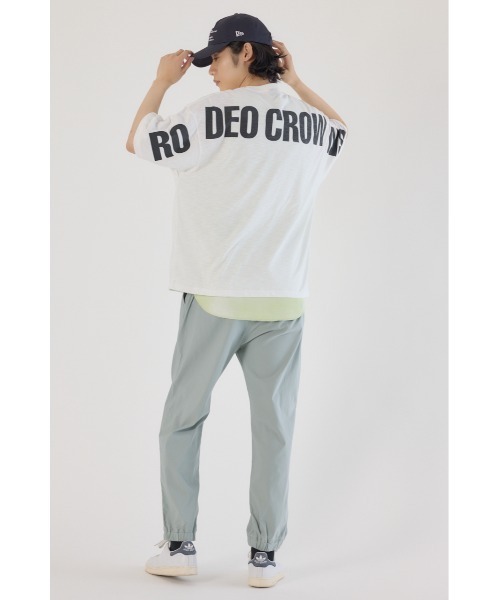 RODEO CROWNS WIDE BOWL(ロデオクラウンズワイドボウル)の「タイダイタンクアンサンブルTシャツ(Tシャツ/カットソー・メンズ・ライトカーキ/ブラック/オフホワイト・MEDIUM/LARGE)」の4枚目の写真