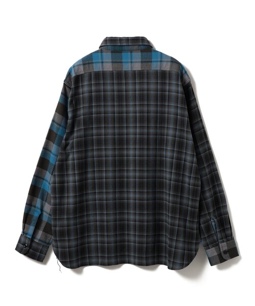 BEAMS(ビームス)の「【別注】SUGAR CANE / クレイジー ワークシャツ(シャツ/ブラウス・メンズ・ブラック/ネイビー・S/M/L/XL)」の7枚目の写真