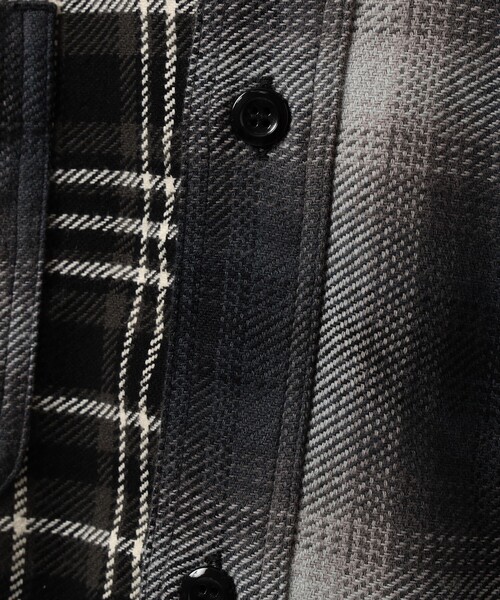 BEAMS(ビームス)の「【別注】SUGAR CANE / クレイジー ワークシャツ(シャツ/ブラウス・メンズ・ブラック/ネイビー・S/M/L/XL)」の9枚目の写真