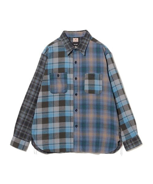 BEAMS(ビームス)の「【別注】SUGAR CANE / クレイジー ワークシャツ(シャツ/ブラウス・メンズ・ブラック/ネイビー・S/M/L/XL)」の14枚目の写真