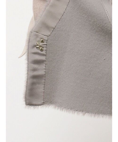 LAGUNAMOON（ラグナムーン）の「ミニシャギーニットベスト（ベスト・レディース・アイボリー/グレー・FREE）」の19枚目の写真