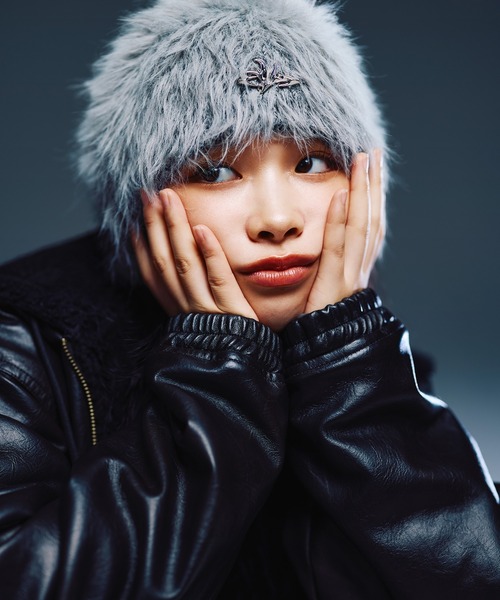 MSG（エムエスジー）の「デニム/合皮　裏ボアショートジップアップジャケット ブルゾン【UNISEX】（ブルゾン・メンズ・ライトグレー/ブルー/ブラック系1/ブラック・XL/L/M/S）」の11枚目の写真