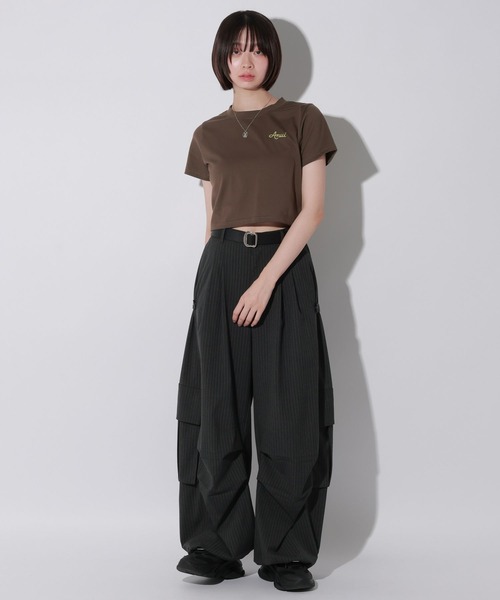 Anui（アニュイ）の「【UNISEX/3サイズ展開】シークレットヤンキーラビットTシャツ（Tシャツ/カットソー・レディース・ブラック/オフホワイト/ブラウン・SMALL/MEDIUM/LARGE）」の4枚目の写真