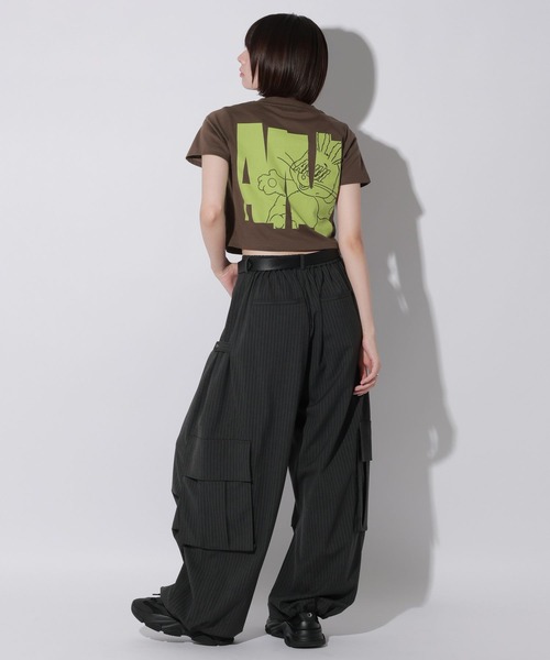 Anui（アニュイ）の「【UNISEX/3サイズ展開】シークレットヤンキーラビットTシャツ（Tシャツ/カットソー・レディース・ブラック/オフホワイト/ブラウン・SMALL/MEDIUM/LARGE）」の5枚目の写真