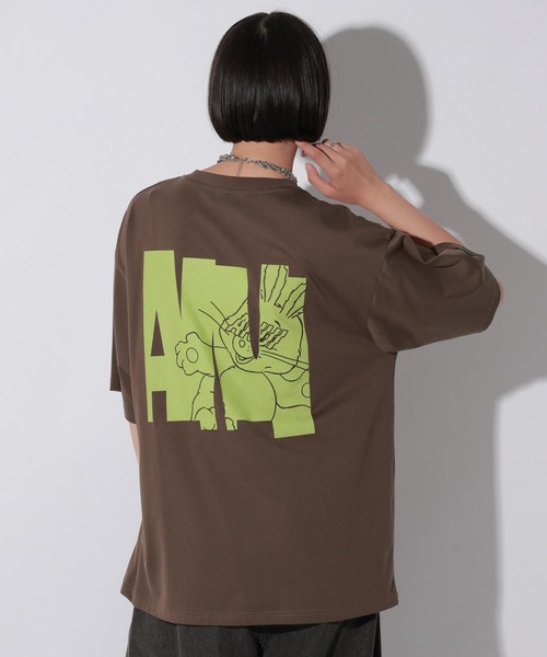 Anui（アニュイ）の「【UNISEX/3サイズ展開】シークレットヤンキーラビットTシャツ（Tシャツ/カットソー・レディース・ブラック/オフホワイト/ブラウン・SMALL/MEDIUM/LARGE）」の6枚目の写真