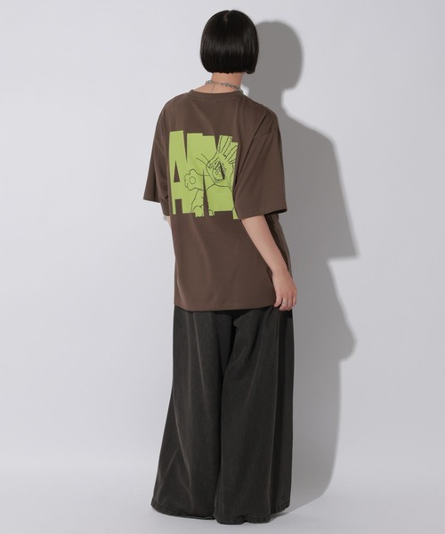 Anui（アニュイ）の「【UNISEX/3サイズ展開】シークレットヤンキーラビットTシャツ（Tシャツ/カットソー・レディース・ブラック/オフホワイト/ブラウン・SMALL/MEDIUM/LARGE）」の8枚目の写真