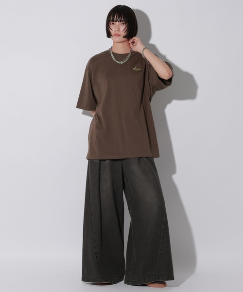 Anui（アニュイ）の「【UNISEX/3サイズ展開】シークレットヤンキーラビットTシャツ（Tシャツ/カットソー・レディース・ブラック/オフホワイト/ブラウン・SMALL/MEDIUM/LARGE）」の9枚目の写真