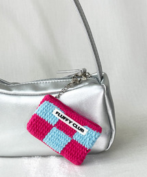 SiNCERE（シンシア）の「＜FLUFFY CLUB/フラッフィークラブ＞Checkerboard CARD HOLDER/チェッカーボード カードホルダー（カードケース）」