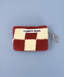 SiNCERE（シンシア）の「＜FLUFFY CLUB/フラッフィークラブ＞Checkerboard CARD HOLDER/チェッカーボード カードホルダー（カードケース）」