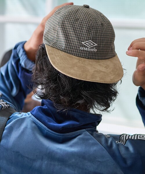 UMBRO(Au)UMBRO/Au SP 2TONE Flat Visor Cap/ʒ 2g[ tbgoCU[ Lbv(Lbv)