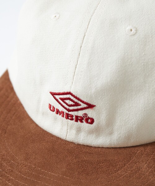 【UMBRO】男女共用 Late Checkout Half-Plain Cap /追跡付 セール】UMBRO/アンブロ SP 2TONE Flat Visor Cap/別注 2トーン