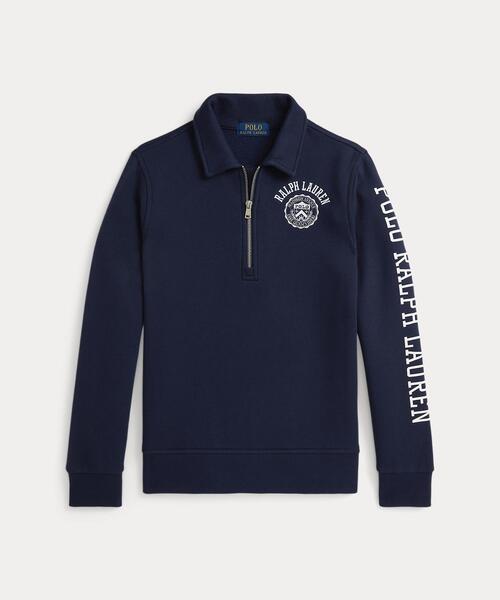 POLO RALPH LAUREN CHILDRENSWEAR(ポロ ラルフ ローレン チルドレンズウェア)の「ロゴ フリース カラード スウェットシャツ(スウェット・キッズ・ネイビー系1・L/M/S/XL)」の1枚目の写真