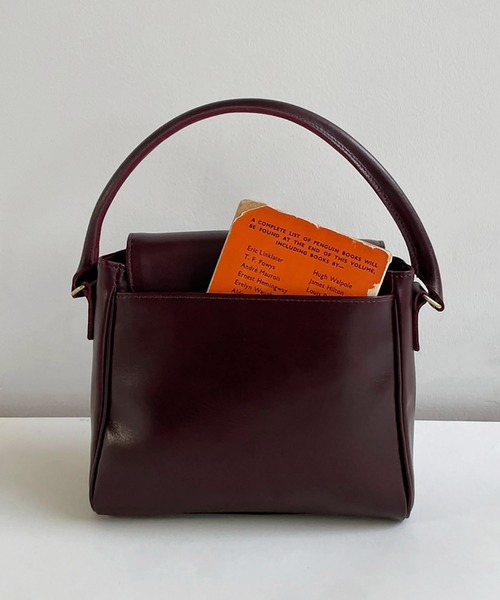 Dot&Stripes CHILD WOMAN(ドットアンドストライプス チャイルドウーマン)の「TIDEWAY別注 MOSS LEATHER ハンドBAG(ハンドバッグ・レディース・ダークブラウン/ブラック・FREE)」の19枚目の写真