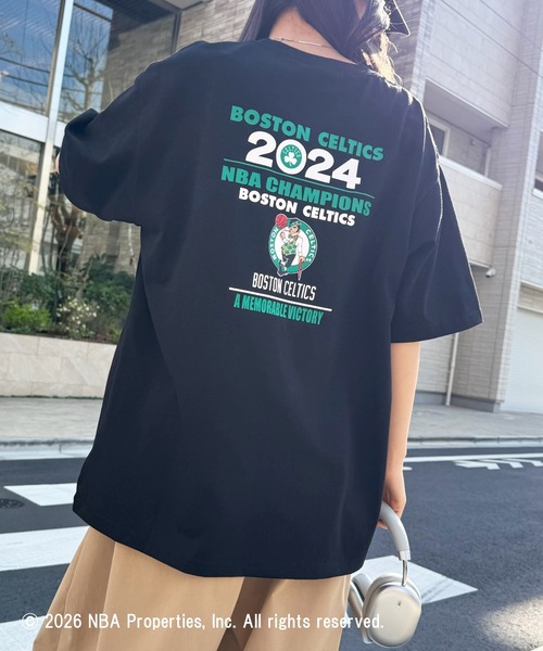 NBA(エヌビーエー)の「【NBA】NBA CHAMPIONS TEAM PRINT Tee(Tシャツ/カットソー・レディース・ブラック系その他3/ブラック系その他2/ホワイト系その他2/ホワイト系1/ブラック系1/ホワイト系その他3・M/S/XL/L)」の5枚目の写真