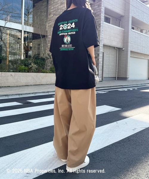 NBA(エヌビーエー)の「【NBA】NBA CHAMPIONS TEAM PRINT Tee(Tシャツ/カットソー・レディース・ブラック系その他3/ブラック系その他2/ホワイト系その他2/ホワイト系1/ブラック系1/ホワイト系その他3・M/S/XL/L)」の21枚目の写真