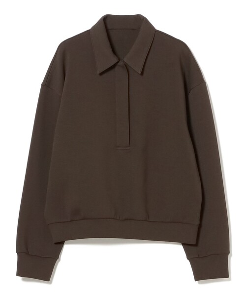 Demi-Luxe BEAMS（デミルクス ビームス）の「【1/1値下げ】ダンボール スキッパープルオーバー（Tシャツ/カットソー・レディース・ブラウン/ブラック・ONE SIZE）」の12枚目の写真