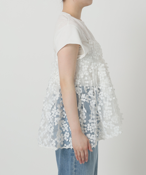 【新品未使用、25ss】IENA（イエナ）フラワーエンブロイダリー キャミソール WEB限定/追加2》フラワーエンブロイダリー キャミソール（キャミソール