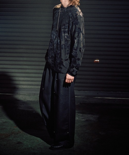 CASPER JOHN（キャスパージョン）の「Flocked tulle layered sweat / フロッキーチュールレイヤードスウェット（Tシャツ/カットソー・メンズ・ブラック/ブラウン・X-SMALL/SMALL/MEDIUM/LARGE）」の15枚目の写真