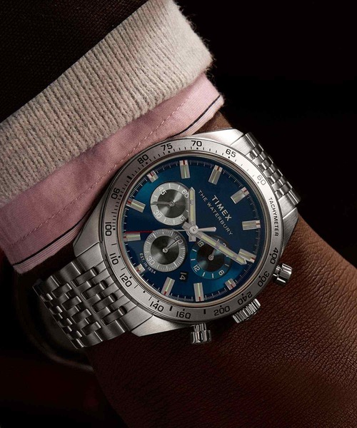 TIMEX(タイメックス)の「TIMEX/タイメックス ウォーターベリートラディショナル 腕時計 TX-TW2Y18500 ユニセックス(アナログ腕時計・レディース・ブルー・FREE)」の2枚目の写真