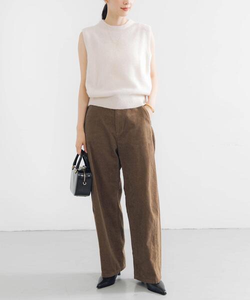 URBAN RESEARCH（アーバンリサーチ）の「コーデュロイカーブパンツ（その他パンツ・レディース・チャコールグレー/アイボリー/グリーン系その他・36/38/40）」の20枚目の写真