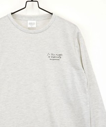 【GROOVY STORE】ワンポイントプリント ロングスリーブT