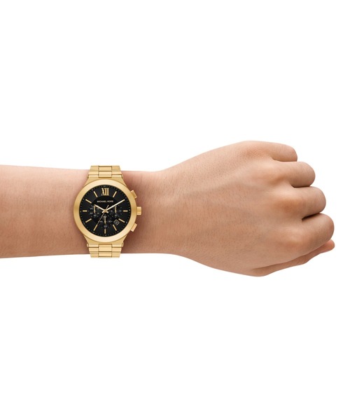 MICHAEL KORS(マイケルコース)の「マイケル・コース 腕時計 メンズ アナログ ステンレス MK9220(アナログ腕時計・メンズ・ゴールド・FREE)」の2枚目の写真