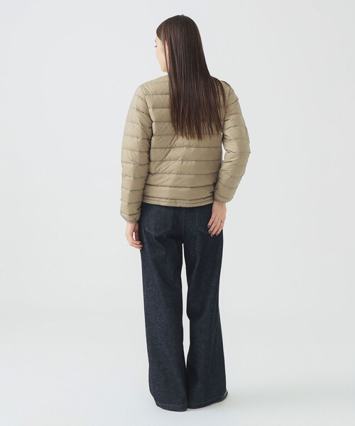 ダントン　ダウンジャケット M アイボリー DANTON / インナー ダウン クルーネック ジャケット 25FW（XS～M