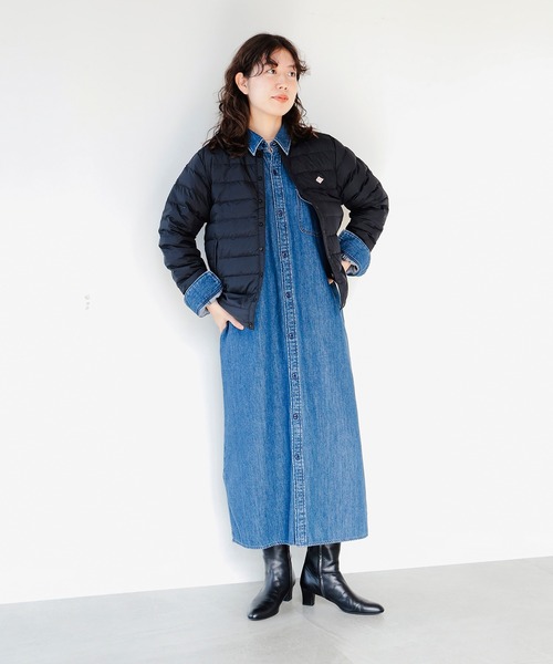 新品タグ付き　ダントン DANTON インナーダウン ジャケット M DANTON / インナー ダウン クルーネック ジャケット 25FW（XS～M