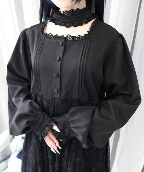 Whinny(ホワイニー)の「Whinny/《2個セット★》迷子の子猫姫(ワンピース・レディース・ブラック/サックスブルー/ホワイト・FREE)」の6枚目の写真