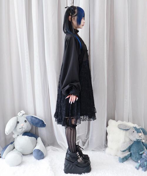 Whinny(ホワイニー)の「Whinny/《2個セット★》迷子の子猫姫(ワンピース・レディース・ブラック/サックスブルー/ホワイト・FREE)」の10枚目の写真