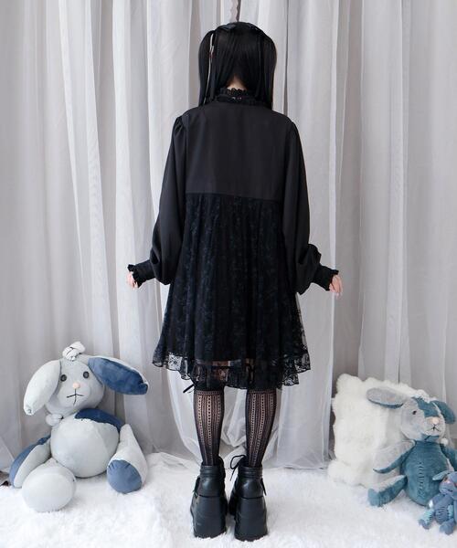 Whinny(ホワイニー)の「Whinny/《2個セット★》迷子の子猫姫(ワンピース・レディース・ブラック/サックスブルー/ホワイト・FREE)」の11枚目の写真