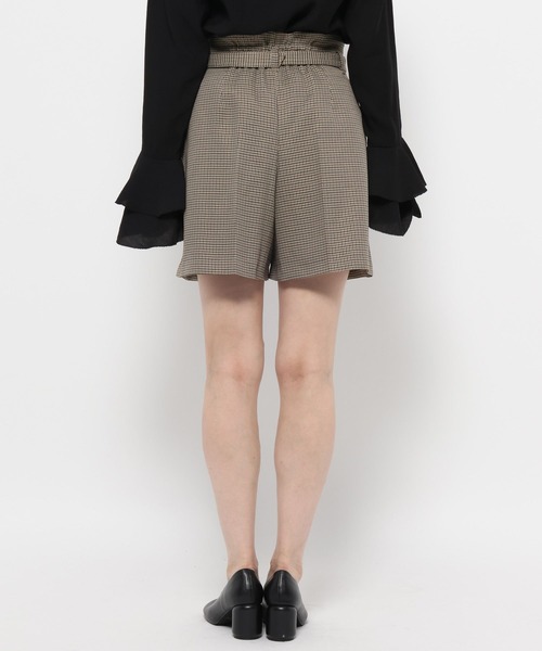 mysty woman（ミスティウーマン）の「ベルテッドショートパンツ 582499（その他パンツ・レディース・ブラウン系その他/ベージュ系その他/グレイッシュベージュ・FREE）」の10枚目の写真