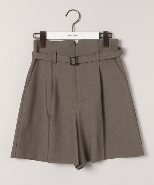 mysty woman（ミスティウーマン）の「ベルテッドショートパンツ 582499（その他パンツ・レディース・ブラウン系その他/ベージュ系その他/グレイッシュベージュ・FREE）」の22枚目の写真