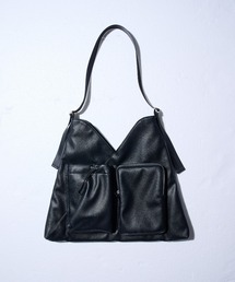 Forte（フォルテ）（フォルテ）の「2way Leather Shoulder Bag/レザーショルダーバッグ/ギフトにもおすすめ（ショルダーバッグ・メンズ）」
