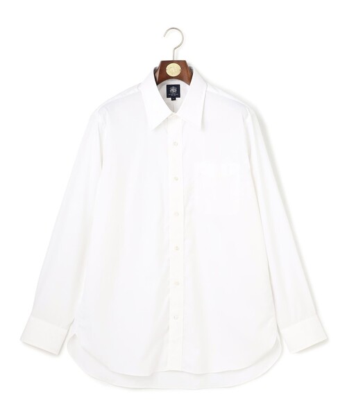 J.PRESS(ジェイプレス)の「【KING SIZE】【PREMIUM PLEATS / 形態安定】ピンオックス ドレスシャツ / レギュラー(シャツ/ブラウス・メンズ・ホワイト系・4L/3L/2L)」の2枚目の写真