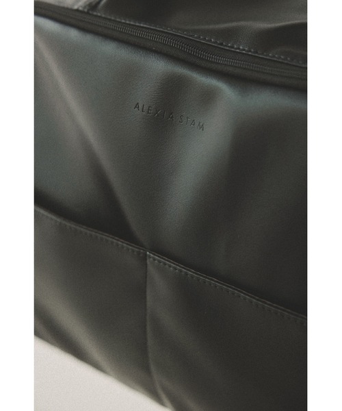 ALEXIA STAM（アリシアスタン）の「Parents Backpack /ペアレンツバッグ（バックパック/リュック・レディース・ブラック/アイボリー・FREE）」の5枚目の写真