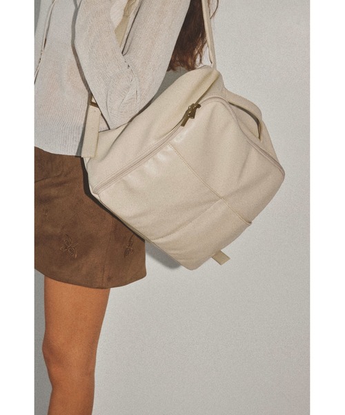 ALEXIA STAM（アリシアスタン）の「Parents Backpack /ペアレンツバッグ（バックパック/リュック・レディース・ブラック/アイボリー・FREE）」の9枚目の写真